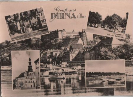Pirna - u.a. Platz der Solidarität - 1963 Pirna - u.a. Platz der Solidarität - 1963