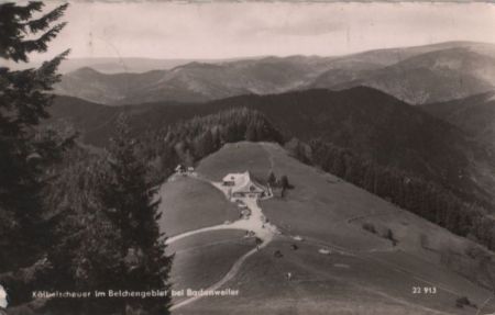 Badenweiler - Kälbelscheuer im Belchengebiet - 1959 Badenweiler - Kälbelscheuer im Belchengebiet - 1959