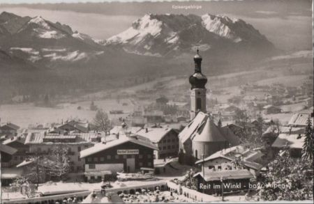 Reit im Winkl - gegen Kaisergebirge - 1965 Reit im Winkl - gegen Kaisergebirge - 1965