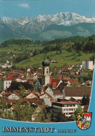 Immenstadt - mit Blick auf Daumengruppe - ca. 1980 Immenstadt - mit Blick auf Daumengruppe - ca. 1980