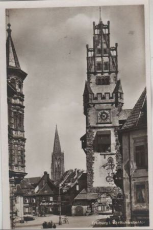 Freiburg - Schwabentor - ca. 1950 Freiburg - Schwabentor - ca. 1950
