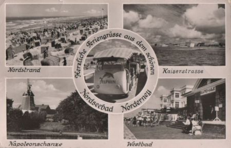 Norderney - u.a. Westbad - ca. 1960 Norderney - u.a. Westbad - ca. 1960
