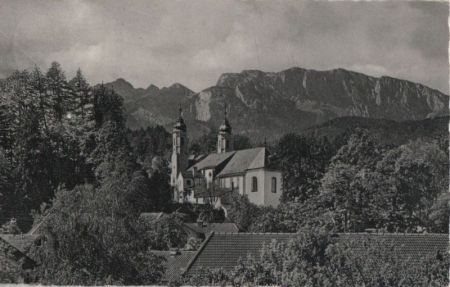 Bad Tölz - Kalvarienberg mit Benediktenwand - 1957 Bad Tölz - Kalvarienberg mit Benediktenwand - 1957