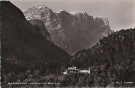 Bad Reichenhall - Schroffen mit Reiteralpe - ca. 1960 Bad Reichenhall - Schroffen mit Reiteralpe - ca. 1960