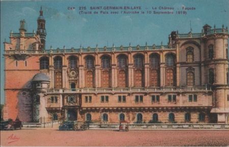 Frankreich - Saint-Germain-en-Laye - Le Chateua - Facade - ca. 1925 Frankreich - Saint-Germain-en-Laye - Le Chateua - Facade - ca. 1925