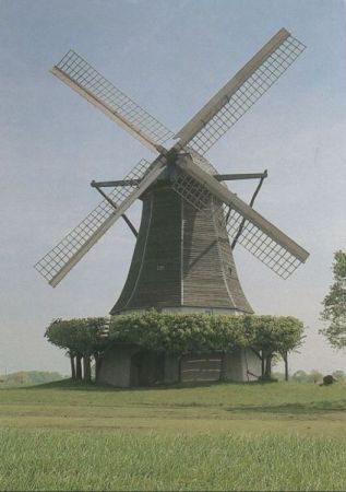 Stemwede - Destel, Windmühle - ca. 1985 Stemwede - Destel, Windmühle - ca. 1985