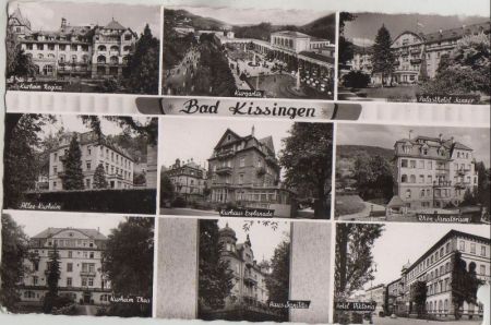 Bad Kissingen - u.a. Haus Sanitas - ca. 1960 Bad Kissingen - u.a. Haus Sanitas - ca. 1960