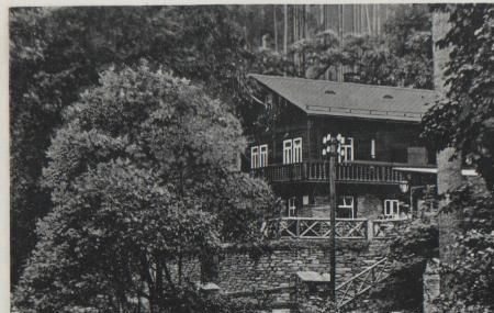 Schwarzburg - Schweizerhaus im Schwarzatal - ca. 1955 Schwarzburg - Schweizerhaus im Schwarzatal - ca. 1955
