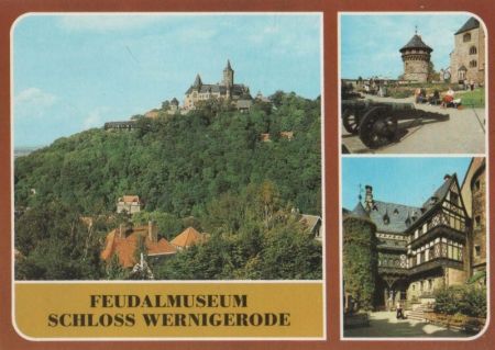 Wernigerode - Schloß, u.a. Schloßhof - 1984 Wernigerode - Schloß, u.a. Schloßhof - 1984
