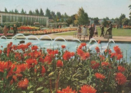Erfurt - internationale gartenbauausstellung - 1974 Erfurt - internationale gartenbauausstellung - 1974