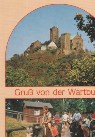 Eisenach Wartburg - Eselsritt - ca. 1985 Eisenach Wartburg - Eselsritt - ca. 1985