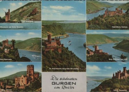 Rhein - Burgen, u.a. Lahneck - 1971 Rhein - Burgen, u.a. Lahneck - 1971