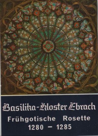 Ebrach - Basilika Kloster, Frühgotische Rosette - ca. 1985 Ebrach - Basilika Kloster, Frühgotische Rosette - ca. 1985