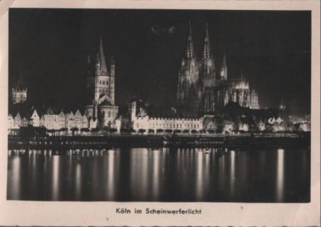 Köln - im Scheinwerferlicht - 1950 Köln - im Scheinwerferlicht - 1950