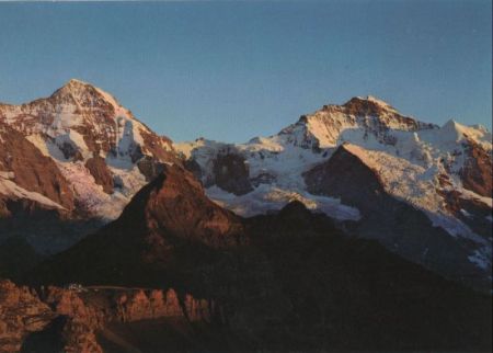 Schweiz - Mönch - Jungfrau - ca. 1985 Schweiz - Mönch - Jungfrau - ca. 1985