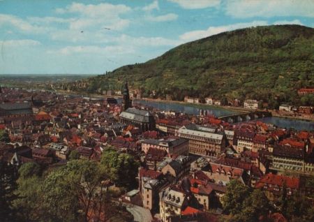 Heidelberg - Blick auf Heiliggeistkirche - 1978 Heidelberg - Blick auf Heiliggeistkirche - 1978