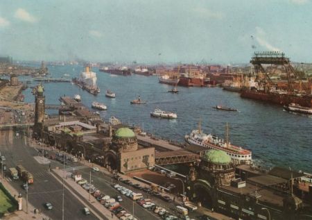 Hamburg - St. Pauli-Landungsbrücken - 1964 Hamburg - St. Pauli-Landungsbrücken - 1964