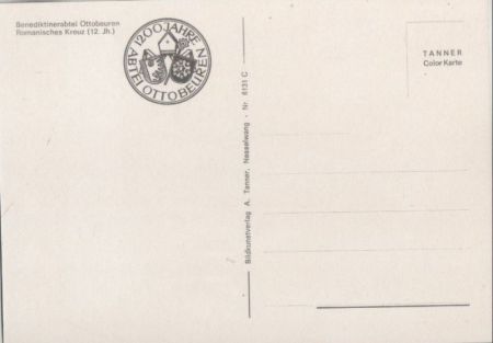 Ottobeuren - Abtei, Romanisches Kreuz Ottobeuren - Abtei, Romanisches Kreuz