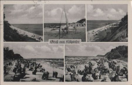 Loddin-Kölpinsee - mit 5 Bildern - 1958 Loddin-Kölpinsee - mit 5 Bildern - 1958