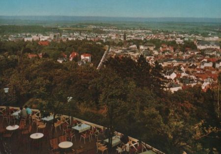 Bad Nauheim - Blick vom Johannisberg - 1972 Bad Nauheim - Blick vom Johannisberg - 1972