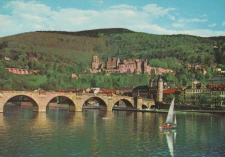 Heidelberg - Alte Neckarbrücke - ca. 1975 Heidelberg - Alte Neckarbrücke - ca. 1975
