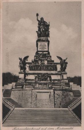Rüdesheim, Niederwalddenkmal - 1931 Rüdesheim, Niederwalddenkmal - 1931