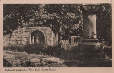 Georgenthal - Kloster-Ruinen - 1958 Georgenthal - Kloster-Ruinen - 1958