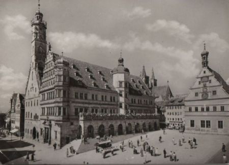 Rothenburg - Rathaus - ca. 1955 Rothenburg - Rathaus - ca. 1955