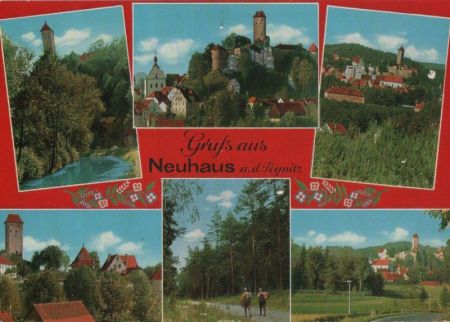 Neuhaus an der Pegnitz - 6 Teilbilder - ca. 1980 Neuhaus an der Pegnitz - 6 Teilbilder - ca. 1980