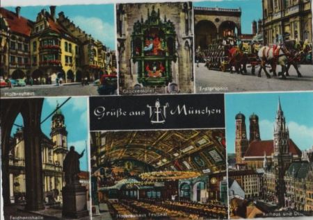 München - u.a. Hofbräuhaus, Festsaal - 1976 München - u.a. Hofbräuhaus, Festsaal - 1976