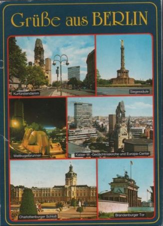 Berlin, Westteil - u.a. Siegessäule - 1989 Berlin, Westteil - u.a. Siegessäule - 1989