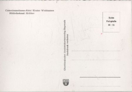 Waldsassen - Kloster, Bibliotheksaal Waldsassen - Kloster, Bibliotheksaal
