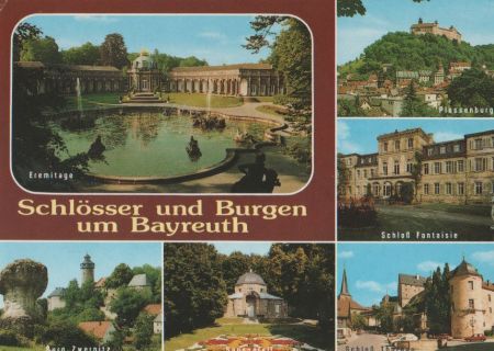 Bayreuth - Burgen und Schlösser im Umland - ca. 1985 Bayreuth - Burgen und Schlösser im Umland - ca. 1985