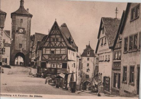 Rothenburg - Plönlein - ca. 1950 Rothenburg - Plönlein - ca. 1950