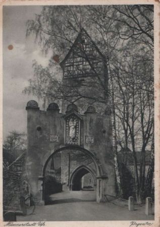 Münnerstadt - Jörgentor - ca. 1955 Münnerstadt - Jörgentor - ca. 1955