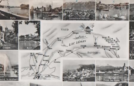 Schweiz - Genfer See - Lac Leman - ca. 1955 Schweiz - Genfer See - Lac Leman - ca. 1955
