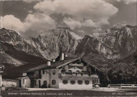 Schönau - Gasthaus Kohlhiasl - 1964 Schönau - Gasthaus Kohlhiasl - 1964