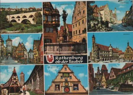 Rothenburg - u.a. St. Georgsbrunnen - ca. 1975 Rothenburg - u.a. St. Georgsbrunnen - ca. 1975