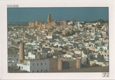 Tunesien - Sousse - Vue sur la medina et les remparts - ca. 1985 Tunesien - Sousse - Vue sur la medina et les remparts - ca. 1985