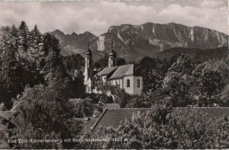 Bad Tölz - mit Benediktenwand - 1961 Bad Tölz - mit Benediktenwand - 1961