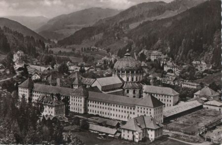 St. Blasien - Kolleg mit Dom - 1958 St. Blasien - Kolleg mit Dom - 1958