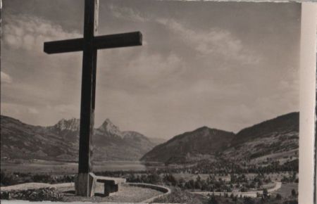 Schweiz - Lauerzersee - Wegkreuz - 1948 Schweiz - Lauerzersee - Wegkreuz - 1948