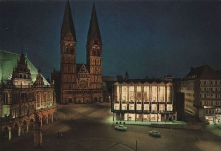 Bremen - Rathaus, Dom und Haus der Bürgerschaft - 1972 Bremen - Rathaus, Dom und Haus der Bürgerschaft - 1972