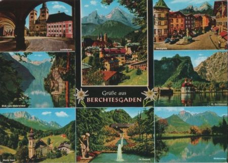 Berchtesgaden - u.a. Schloßplatz - ca. 1975 Berchtesgaden - u.a. Schloßplatz - ca. 1975