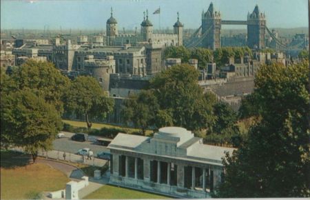 Großbritannien - London - Tower and Tower Bridge - 1968 Großbritannien - London - Tower and Tower Bridge - 1968
