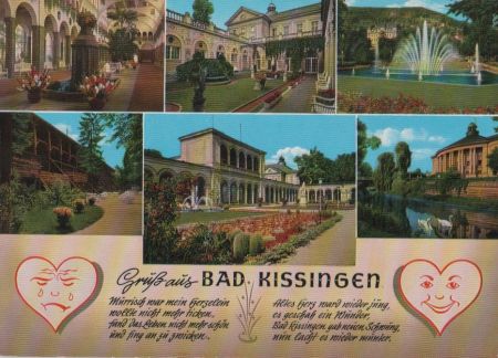 Bad Kissingen - 6 Teilbilder - 1973 Bad Kissingen - 6 Teilbilder - 1973