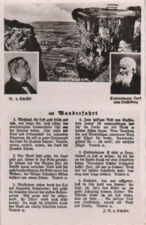 Bad Staffelstein - mit Einsiedelmann Ivo - ca. 1950 Bad Staffelstein - mit Einsiedelmann Ivo - ca. 1950