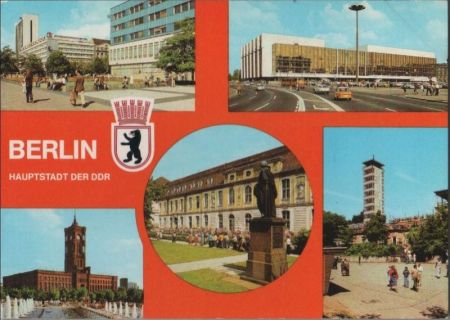 Berlin, Ostteil - u.a. Lindencorso - 1982 Berlin, Ostteil - u.a. Lindencorso - 1982