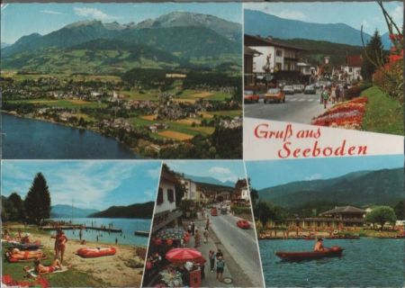 Österreich - Seeboden - mit 5 Bildern - 1980 Österreich - Seeboden - mit 5 Bildern - 1980