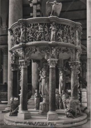 Italien - Pisa - Cattedrale - Pulpito di G. Pisano - ca. 1965 Italien - Pisa - Cattedrale - Pulpito di G. Pisano - ca. 1965